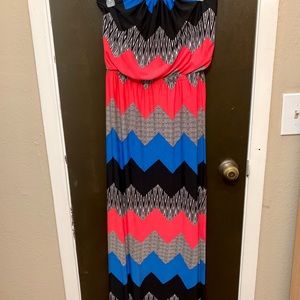 Multicolor Maxi Dress